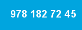 978 182 72 45 978 182 72 45